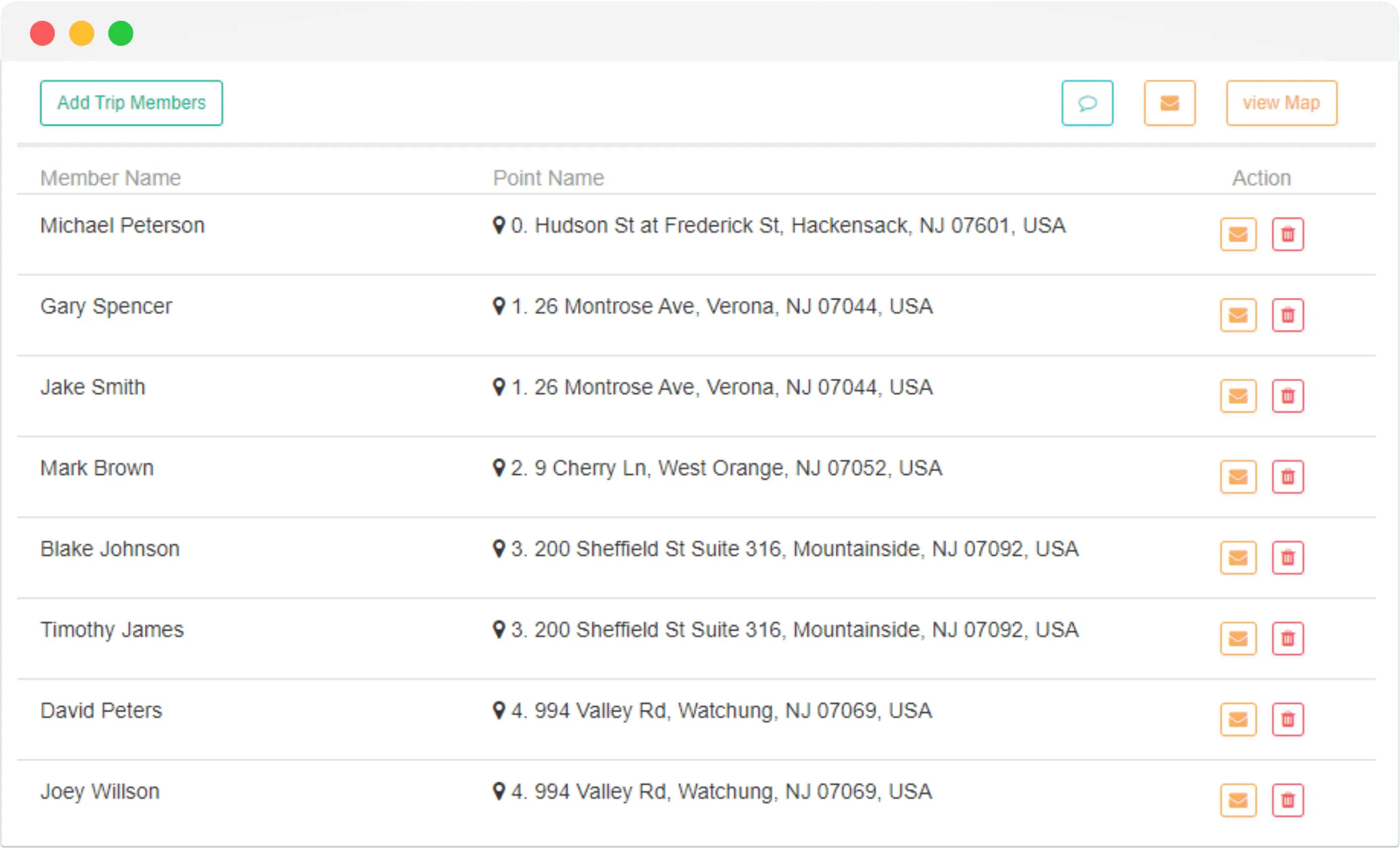 manage commute members in EduCloud